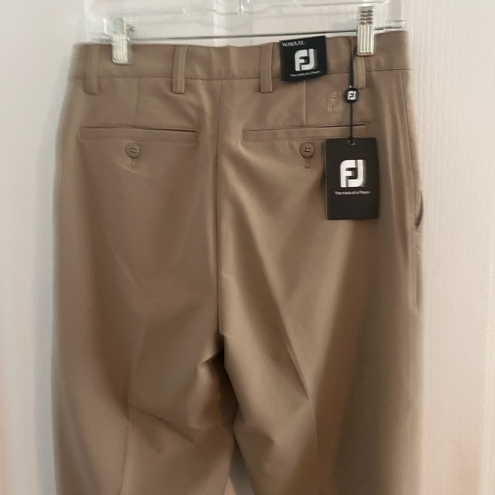 FootJoy Khaki Performance Golf Trousers W30L32